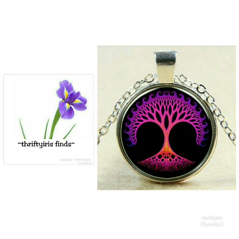 NWOT-Tree of Life 18" Cabachon Necklace